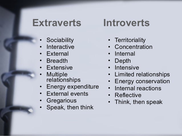Introverts and relationships